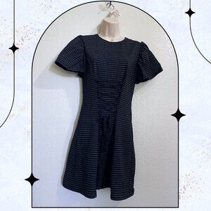 Sugar lips Pinstriped Dress - Small (NWT)
